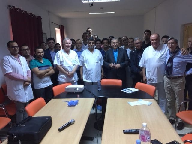 Knee surgeries and conferences in Tunis with Pr. Monder (University Hospital Ben Arous) and Pr. Paul from Romania