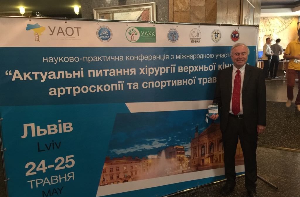 Philippe Neyret in Ukraine for an ISAKOS members congress on May