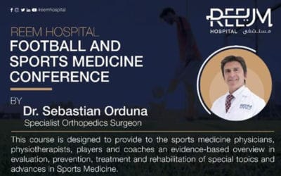 Prof Philippe participated in a Football and Sports Médicine Conference in Reem Hospital