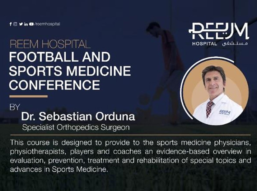 Prof Philippe participated in a Football and Sports Médicine Conference in Reem Hospital