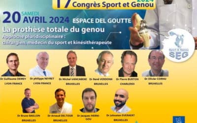 Prof Philippe at Sport and Knee Congress